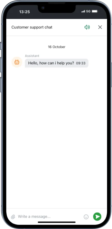 Melbet customer support chat window with an assistant greeting and a message field